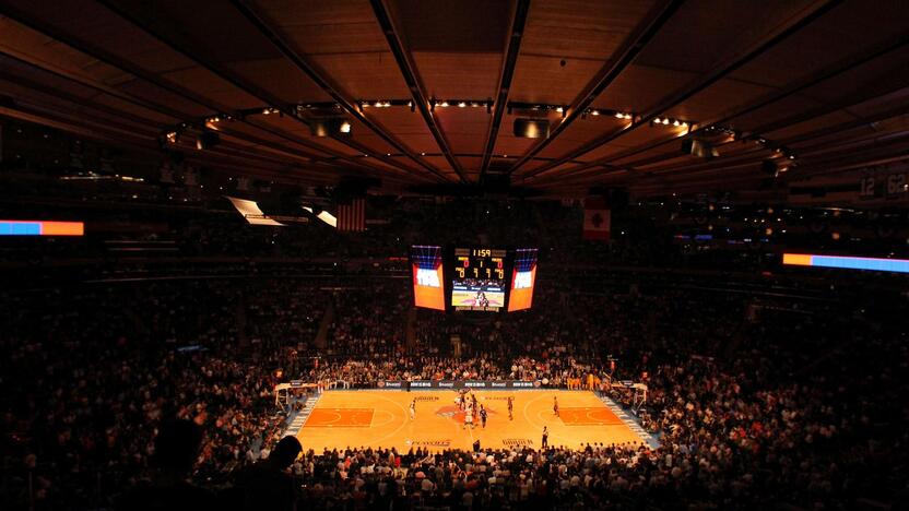 "Madison Square Garden" arenoje namų rungtynes žaidžia Niujorko "Knicks" klubas