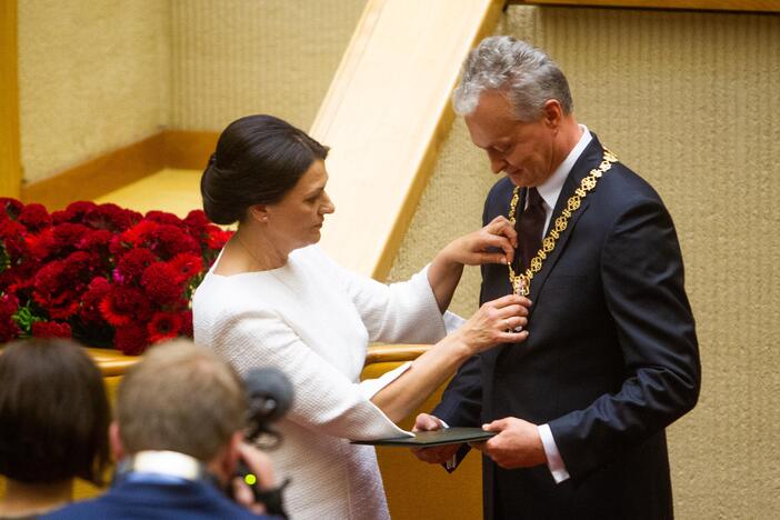 G. Nausėdos priesaikos ceremonija Seime