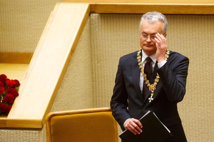 G. Nausėdos priesaikos ceremonija Seime