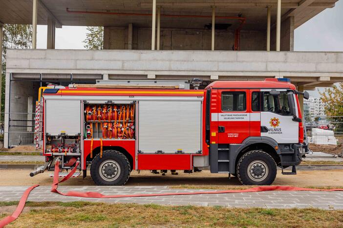 Vilniaus Trimitų gatvėje degė butas