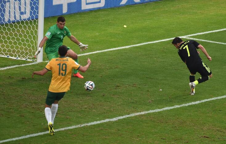 Pasaulio futbolo čempionatas: Ispanija - Australija