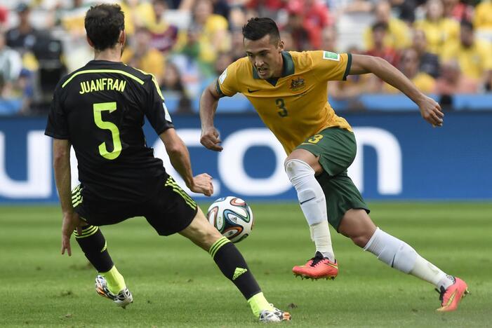 Pasaulio futbolo čempionatas: Ispanija - Australija