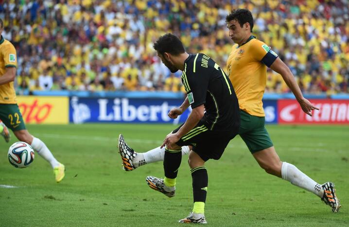 Pasaulio futbolo čempionatas: Ispanija - Australija