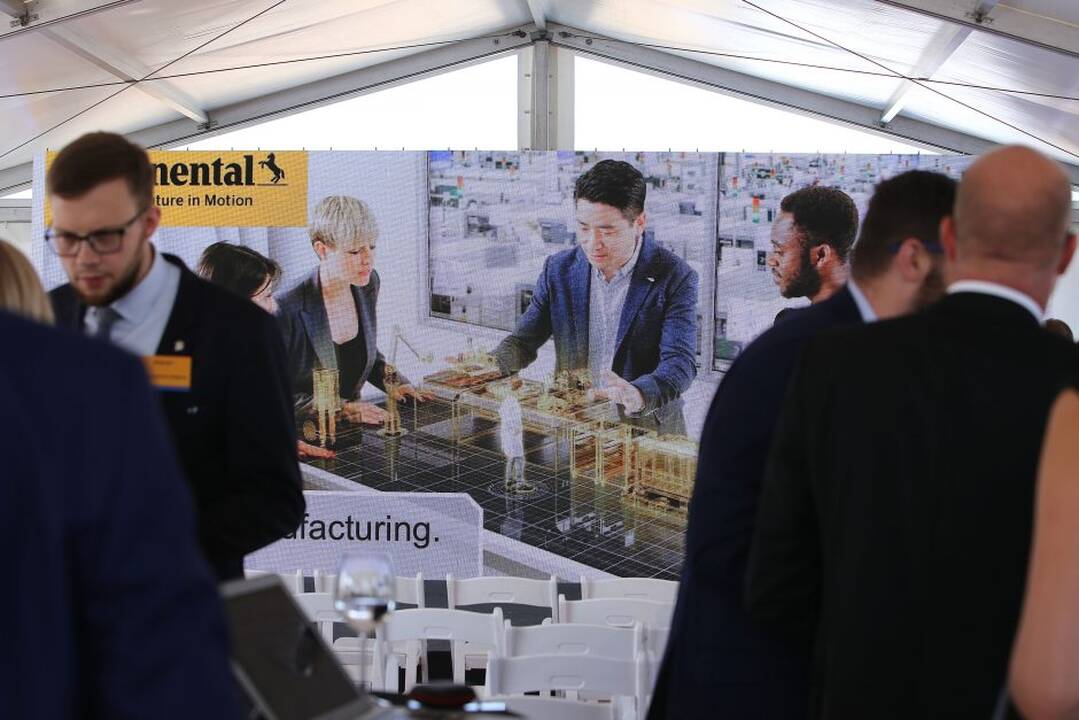 „Continental“ pradeda gamyklos statybas Kauno rajone