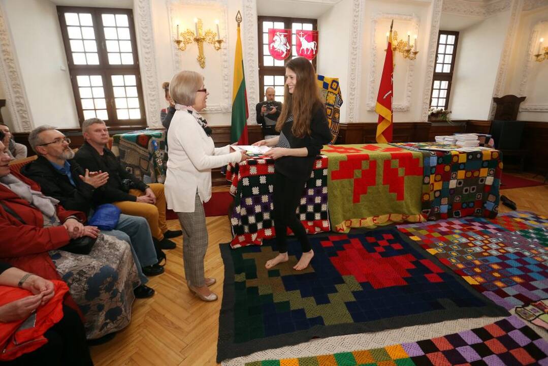 Kaunas nuaudė „Antklodę Europai“