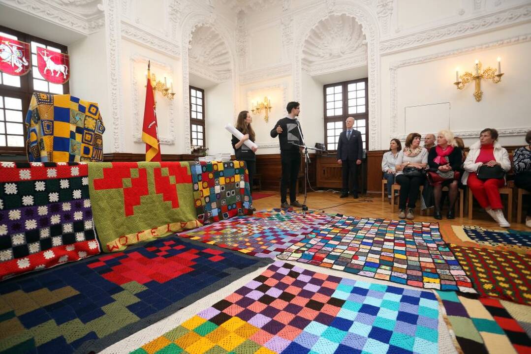 Kaunas nuaudė „Antklodę Europai“