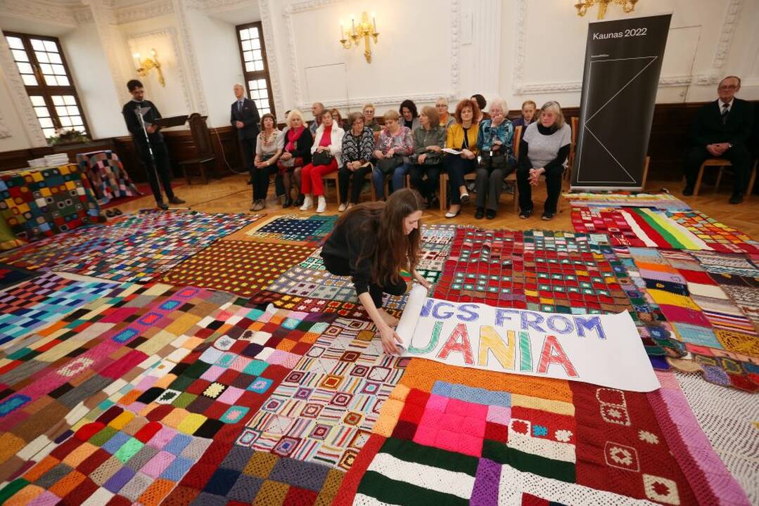 Kaunas nuaudė „Antklodę Europai“