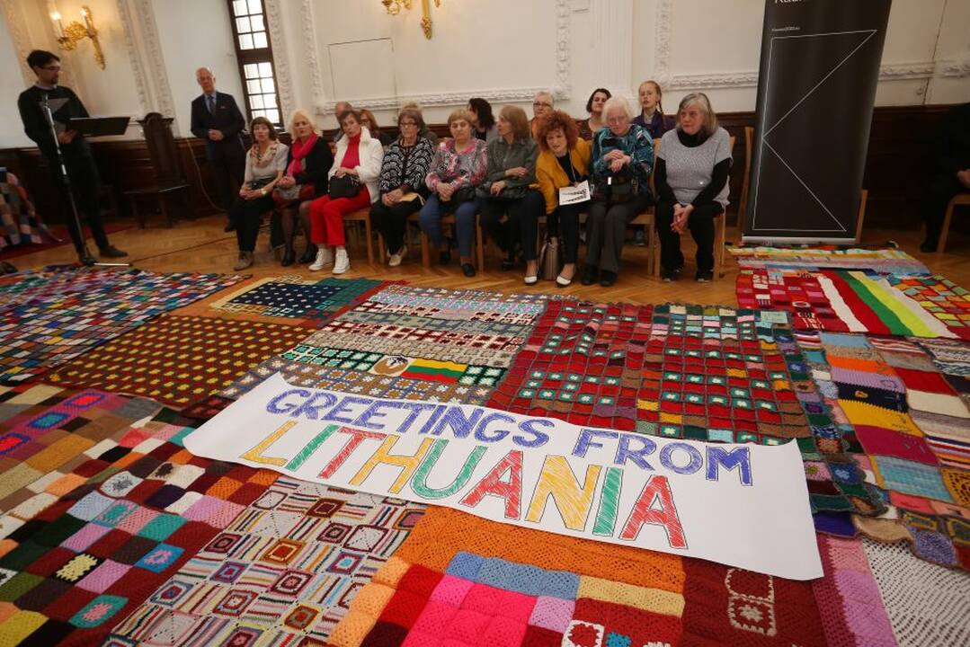 Kaunas nuaudė „Antklodę Europai“