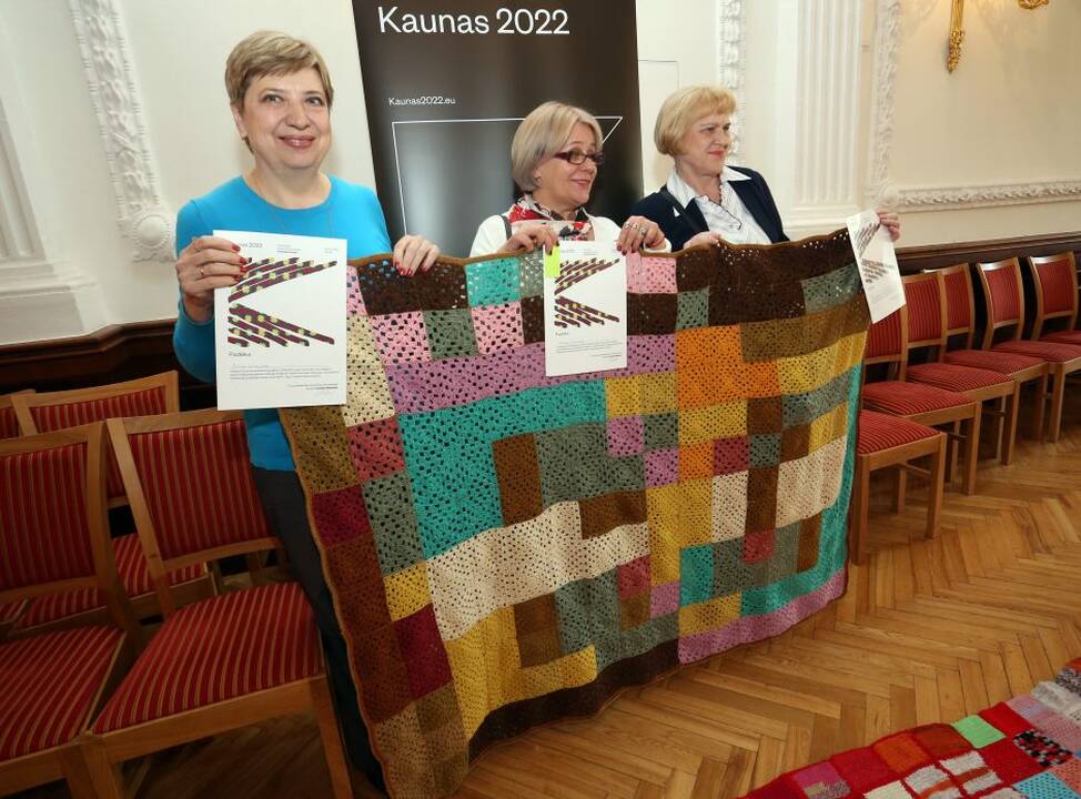 Kaunas nuaudė „Antklodę Europai“