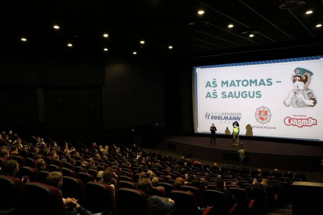 Kauno pirmokai mokėsi saugaus elgesio kelyje