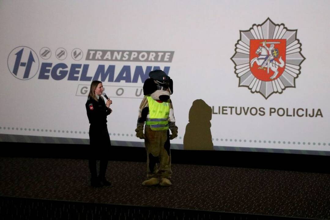 Kauno pirmokai mokėsi saugaus elgesio kelyje