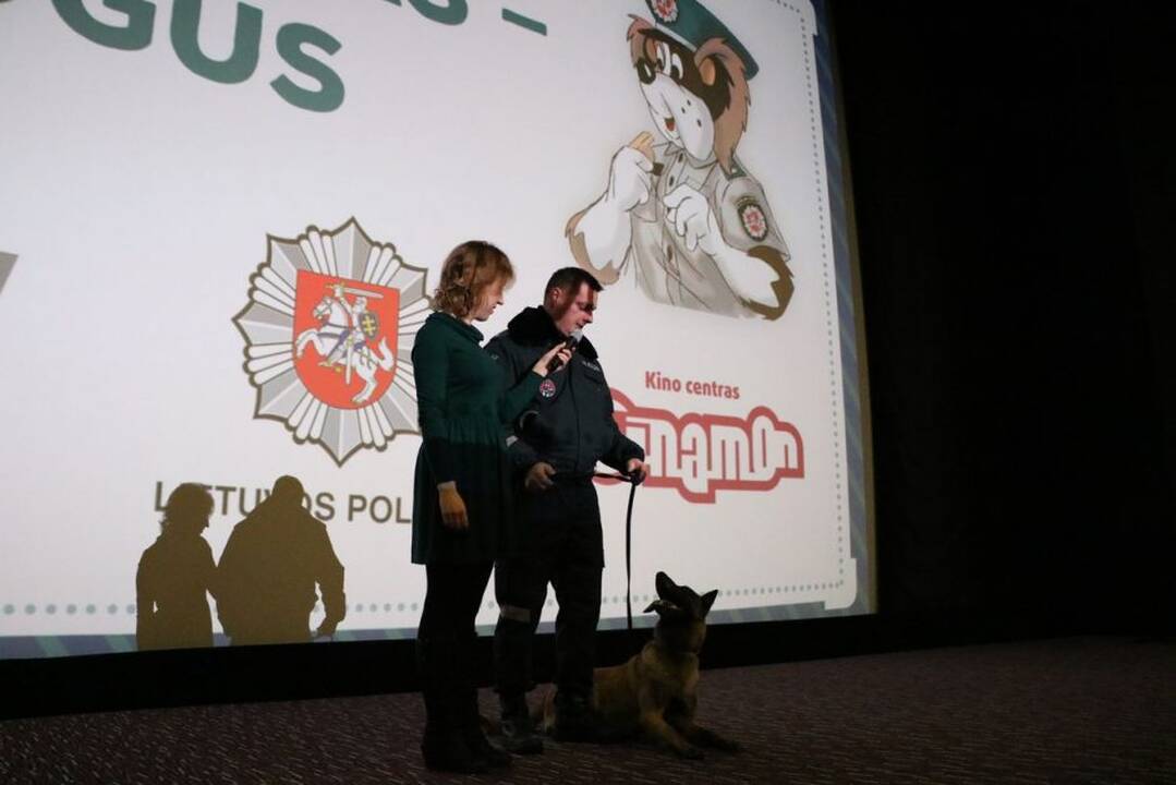 Kauno pirmokai mokėsi saugaus elgesio kelyje