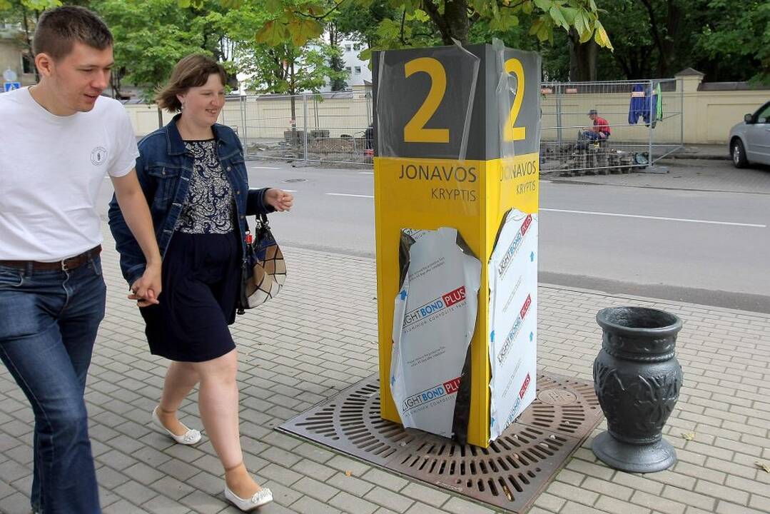 Baigiama įrengti laikinoji autobusų stotis