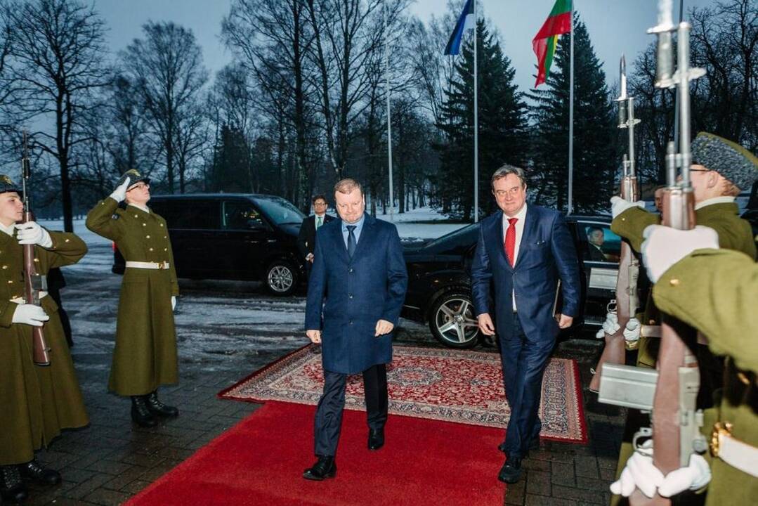 S. Skvernelis susitiko su Estijos prezidente