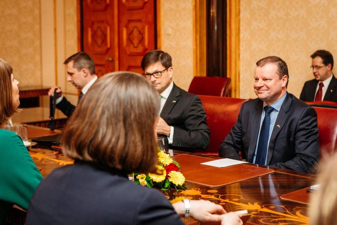 S. Skvernelis susitiko su Estijos prezidente