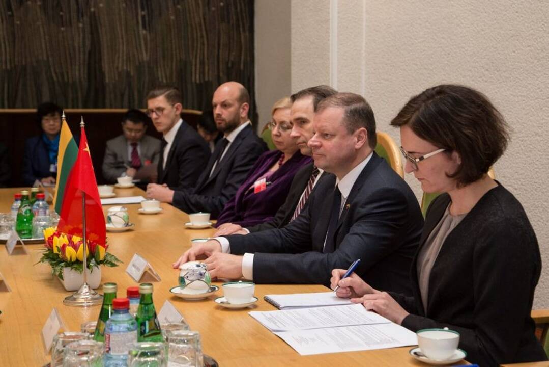 Kinijos parlamento vadovo vizitas Lietuvoje