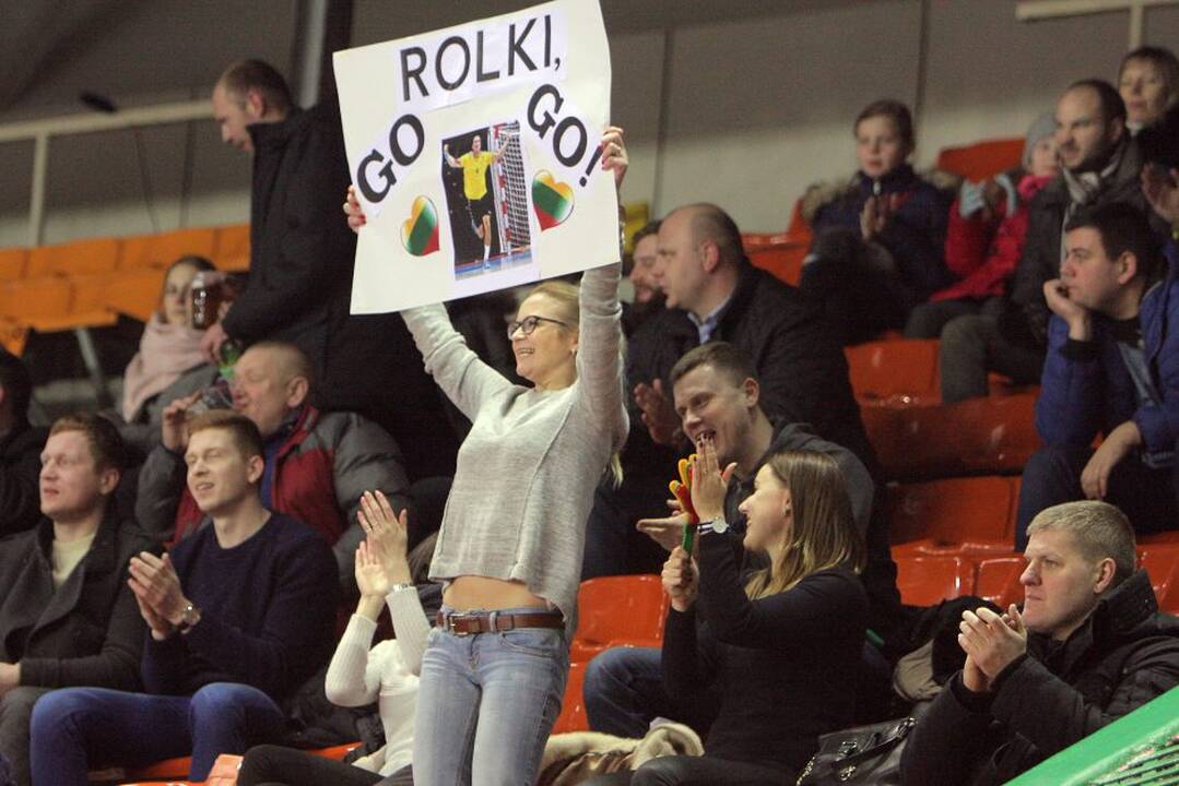 Europos vyrų rankinio čempionato atrankos rungtynėse lietuviai sužaidė lygiosiomis su slovakais.