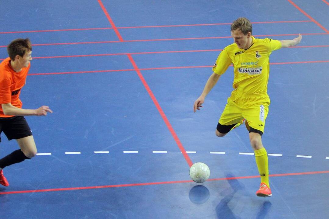 Salės futbolo A lygoje Kauno „Vytis-Zenitas“ 12:2 sutriuškino Mažeikių „VIP“.