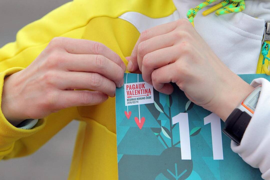 Kačerginėje, Nemuno žiedo lenktynių trasoje vyko bėgimas „Pagauk Valentiną“.