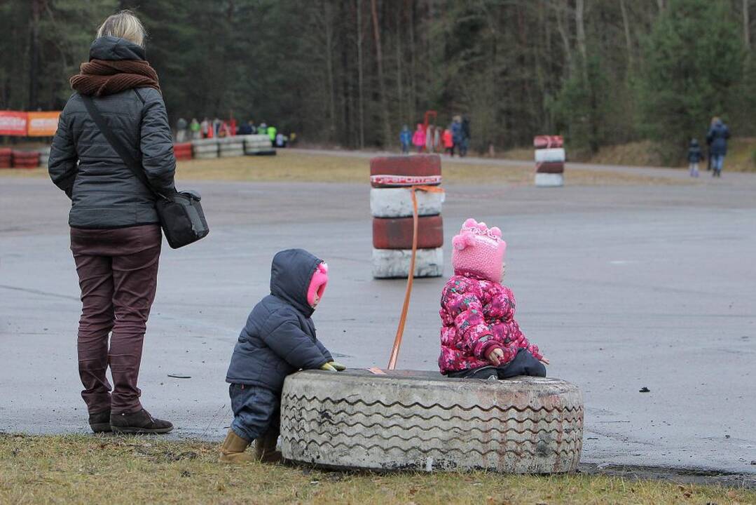 Kačerginėje, Nemuno žiedo lenktynių trasoje vyko bėgimas „Pagauk Valentiną“.