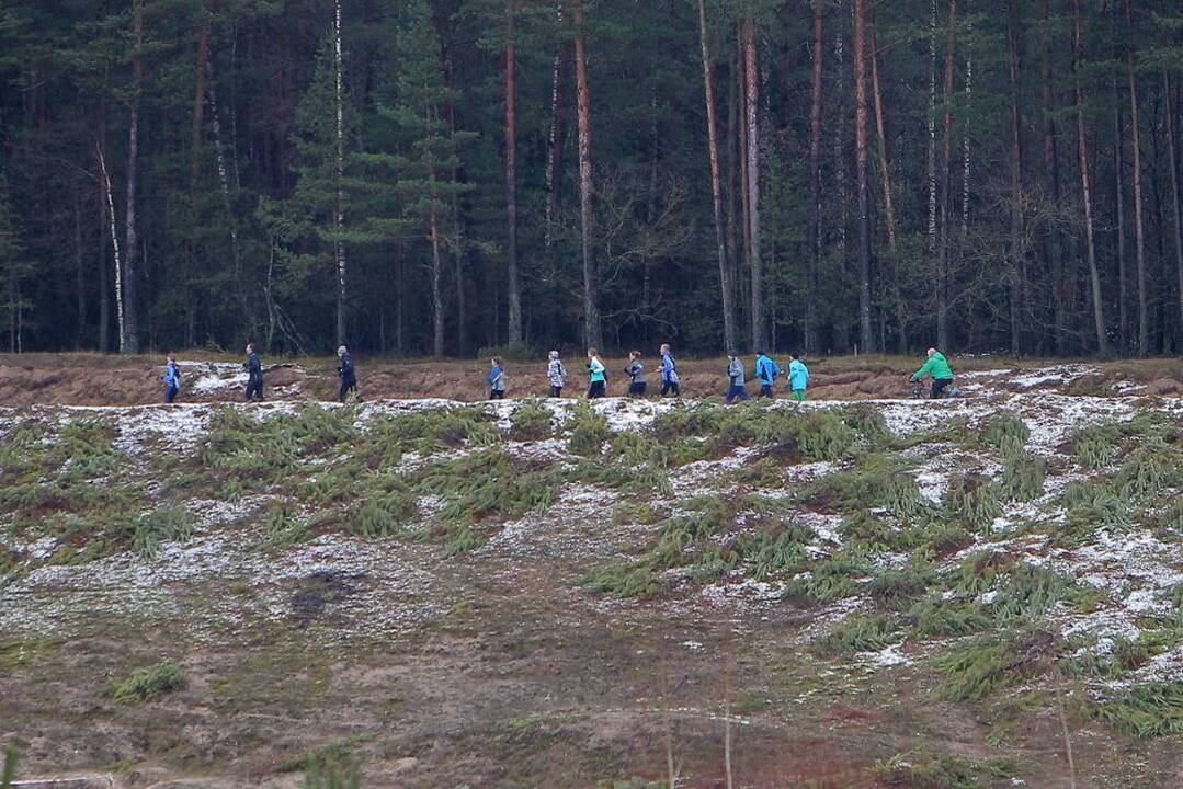 Kačerginėje, Nemuno žiedo lenktynių trasoje vyko bėgimas „Pagauk Valentiną“.