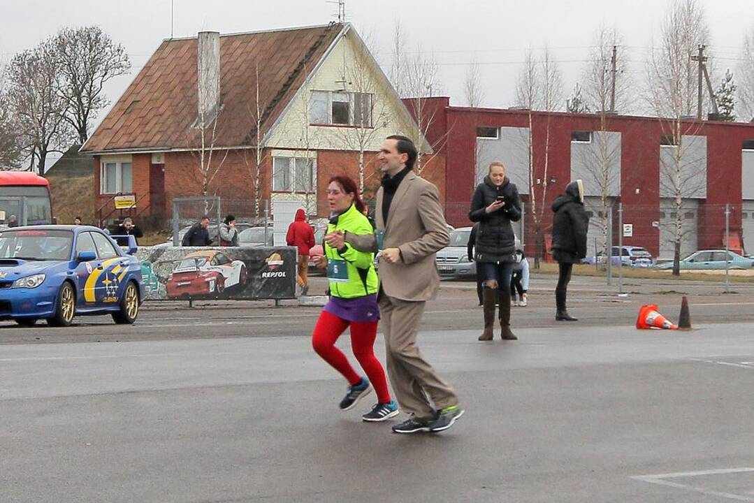 Kačerginėje, Nemuno žiedo lenktynių trasoje vyko bėgimas „Pagauk Valentiną“.