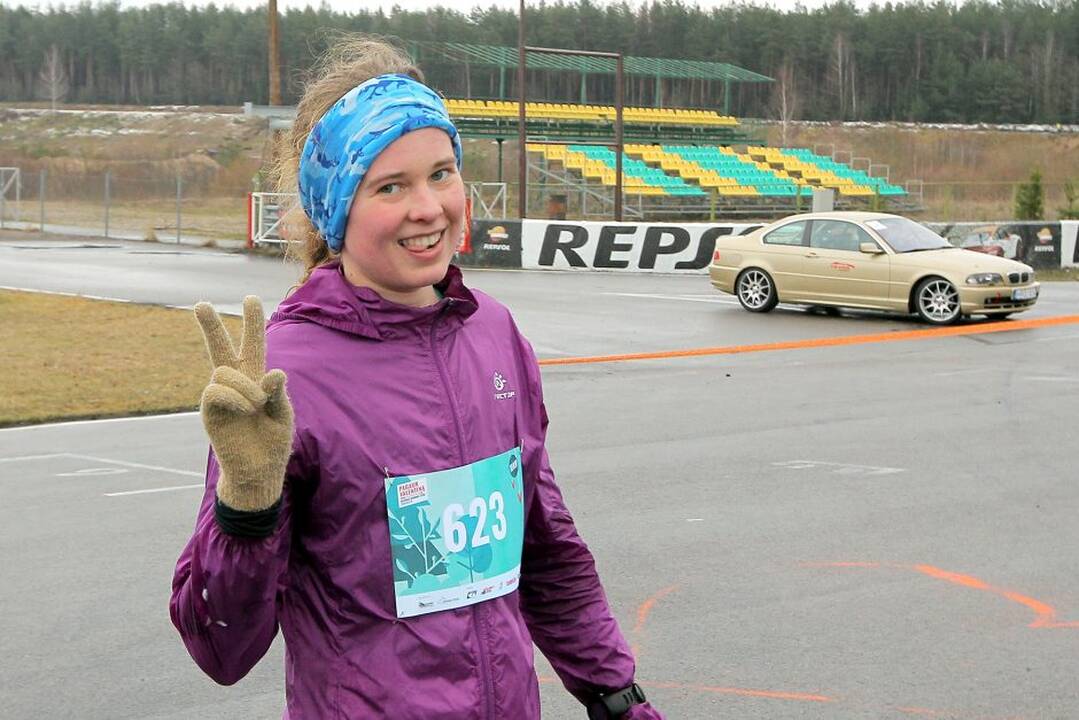 Kačerginėje, Nemuno žiedo lenktynių trasoje vyko bėgimas „Pagauk Valentiną“.