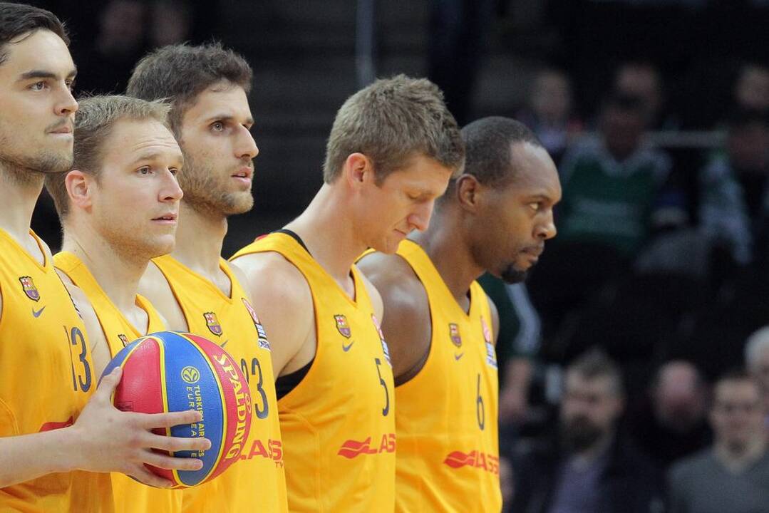 Eurolyga: Kauno „Žalgiris“ – FC „Barcelona“ 59:66.