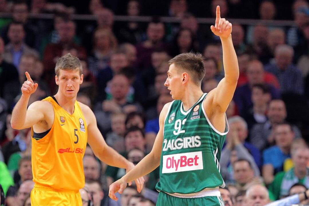 Eurolyga: Kauno „Žalgiris“ – FC „Barcelona“ 59:66.