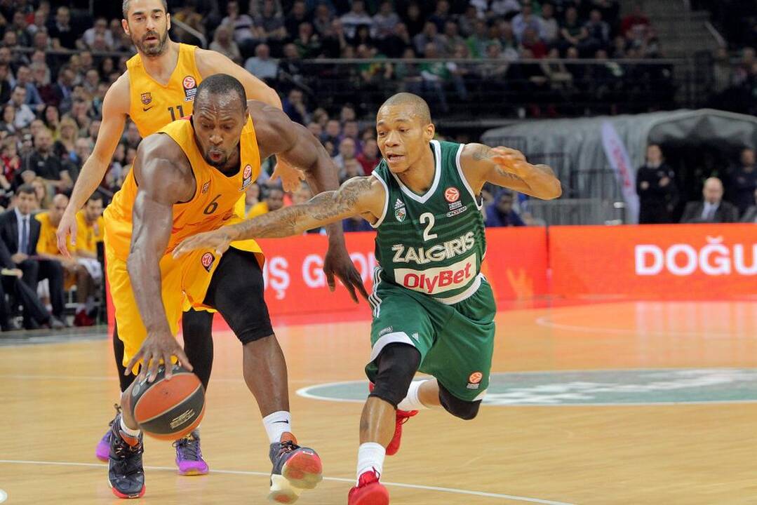 Eurolyga: Kauno „Žalgiris“ – FC „Barcelona“ 59:66.