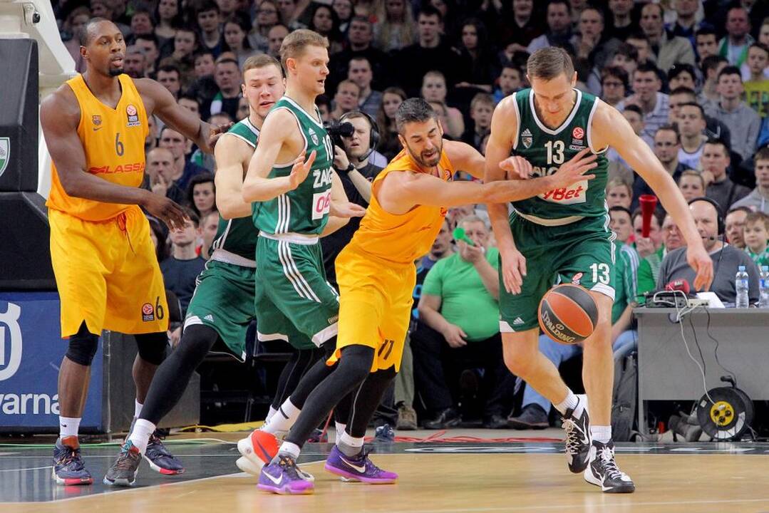 Eurolyga: Kauno „Žalgiris“ – FC „Barcelona“ 59:66.