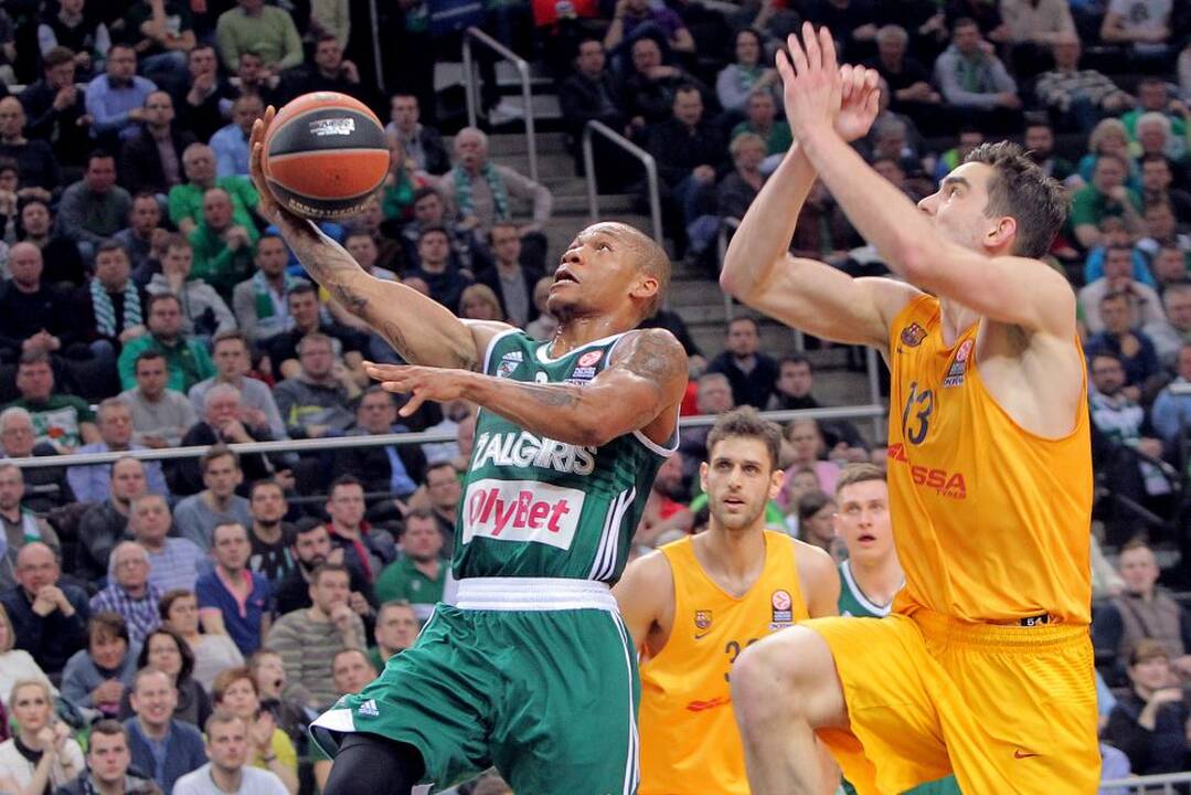 Eurolyga: Kauno „Žalgiris“ – FC „Barcelona“ 59:66.