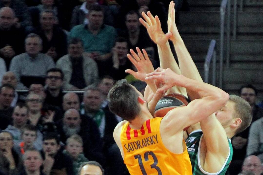 Eurolyga: Kauno „Žalgiris“ – FC „Barcelona“ 59:66.