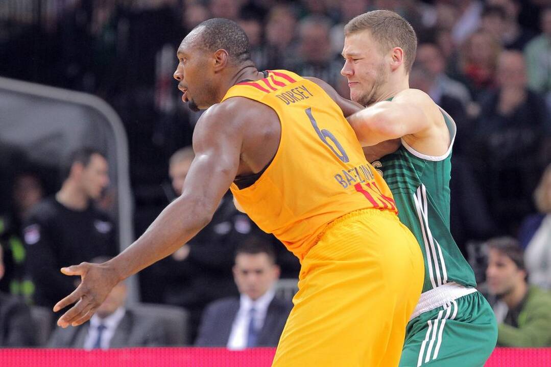 Eurolyga: Kauno „Žalgiris“ – FC „Barcelona“ 59:66.