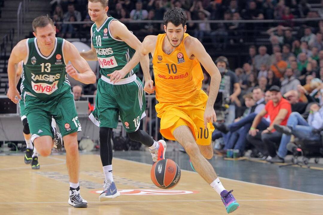 Eurolyga: Kauno „Žalgiris“ – FC „Barcelona“ 59:66.