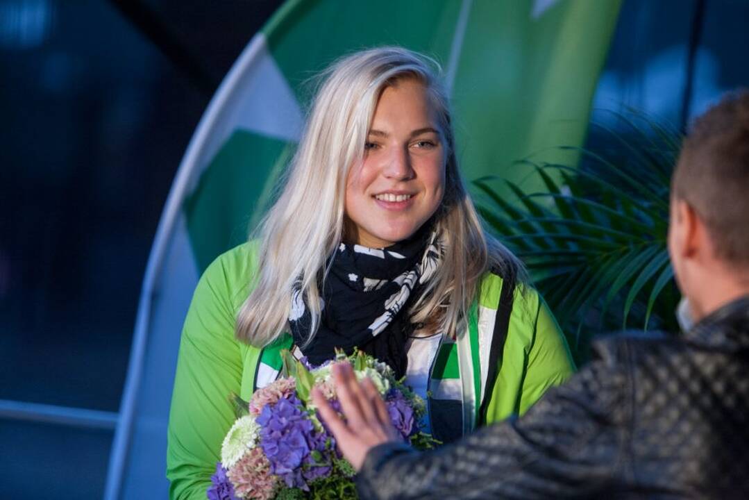 Į Kauną grįžo Rūta Meilutytė