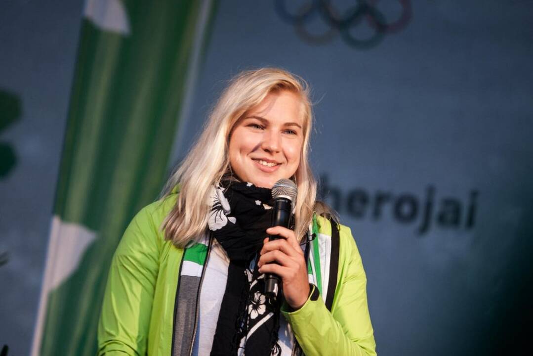 Į Kauną grįžo Rūta Meilutytė