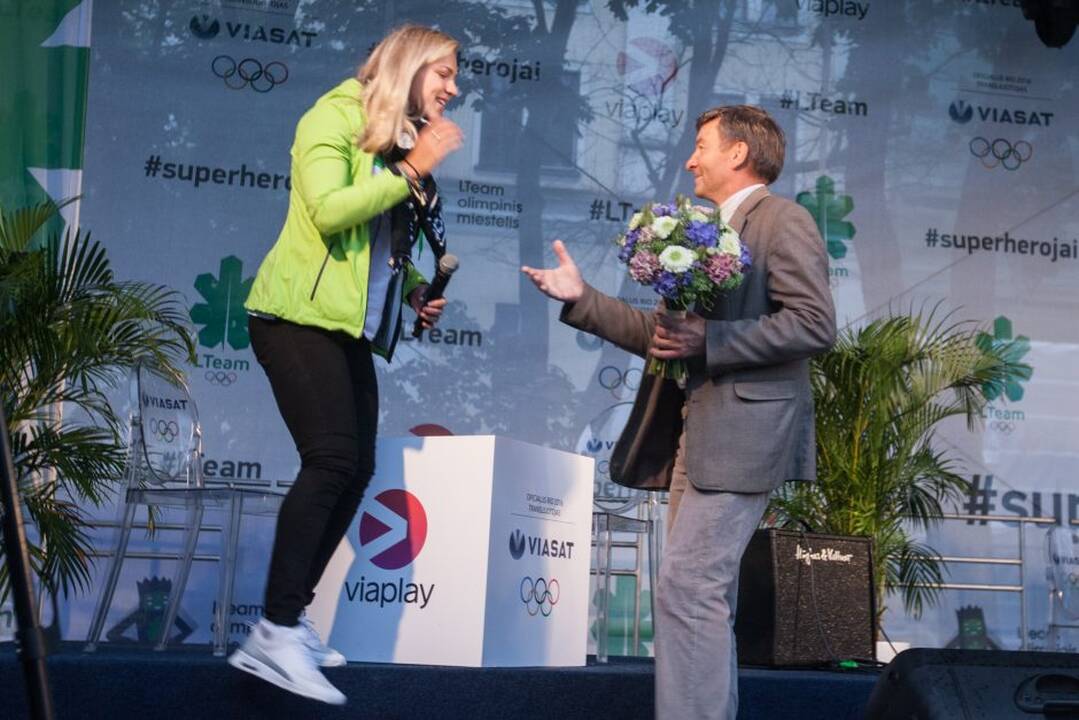 Į Kauną grįžo Rūta Meilutytė