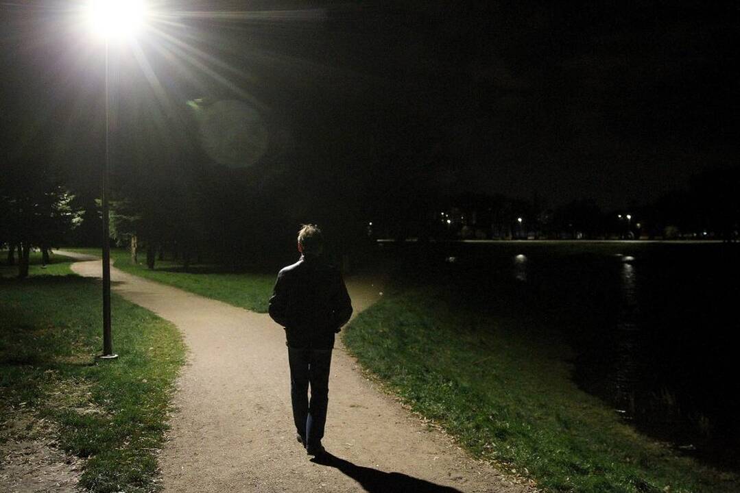 Kalniečių parke – naujas LED apšvietimas