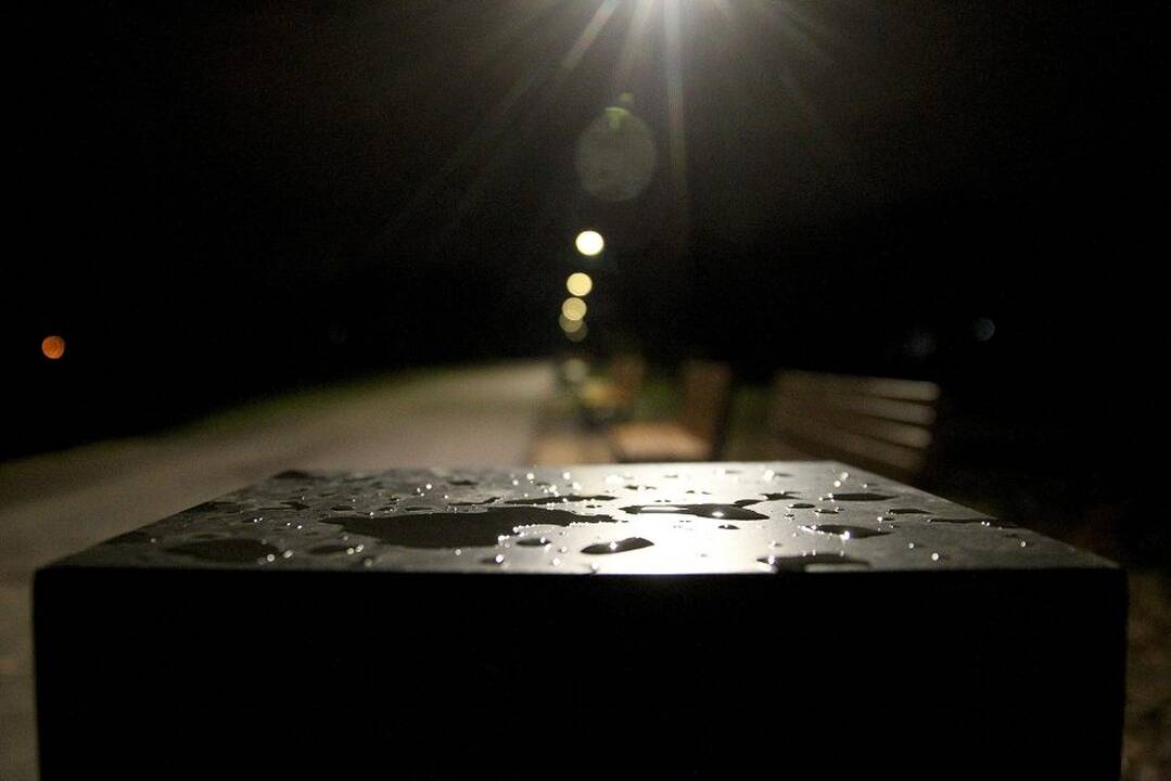 Kalniečių parke – naujas LED apšvietimas