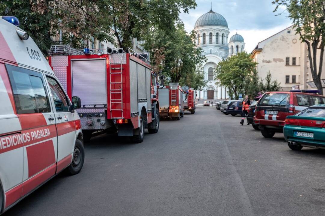 Gaisras Kauno klinikinėje ligoninėje