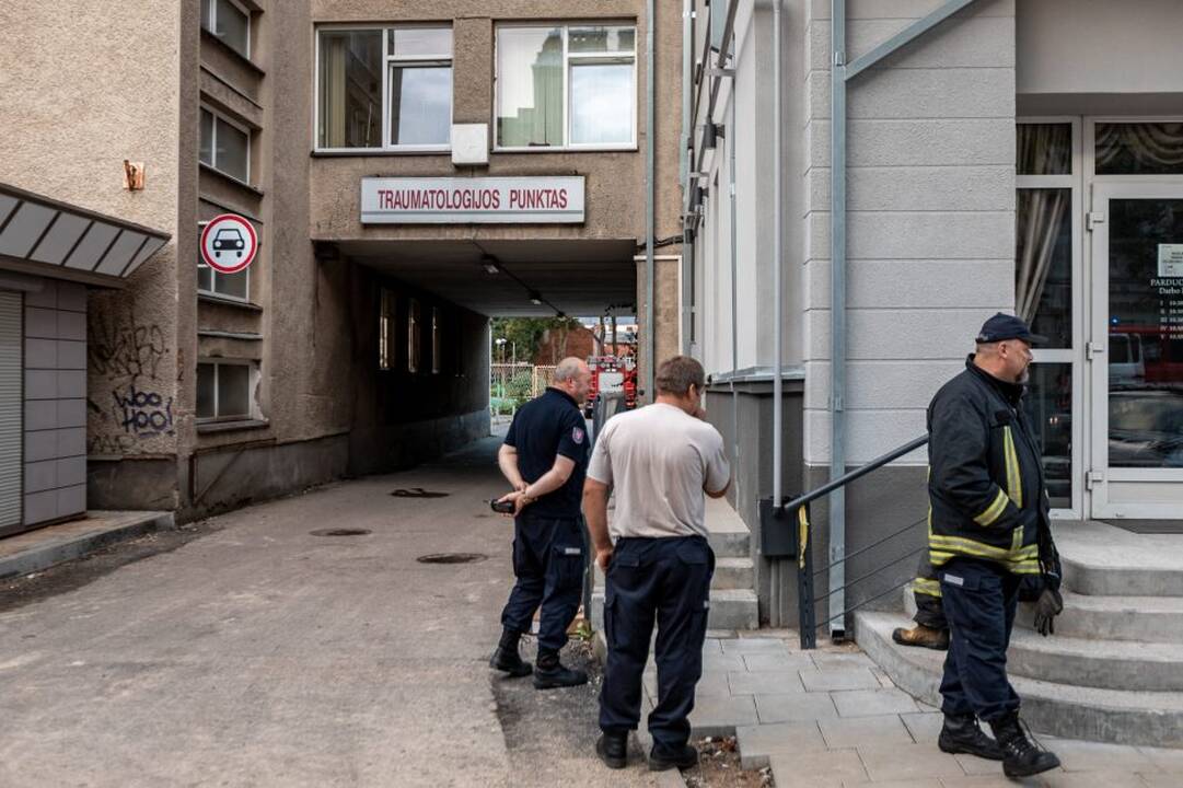 Gaisras Kauno klinikinėje ligoninėje