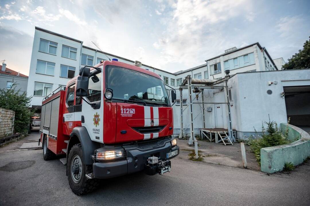 Gaisras Kauno klinikinėje ligoninėje