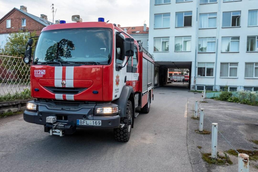 Gaisras Kauno klinikinėje ligoninėje