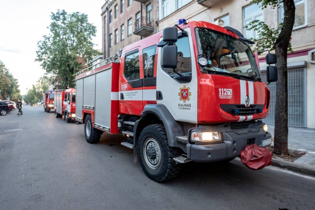 Gaisras Kauno klinikinėje ligoninėje