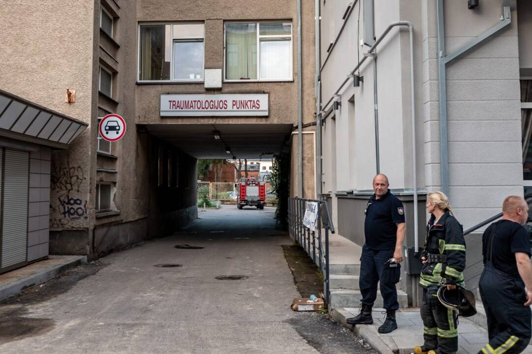 Gaisras Kauno klinikinėje ligoninėje