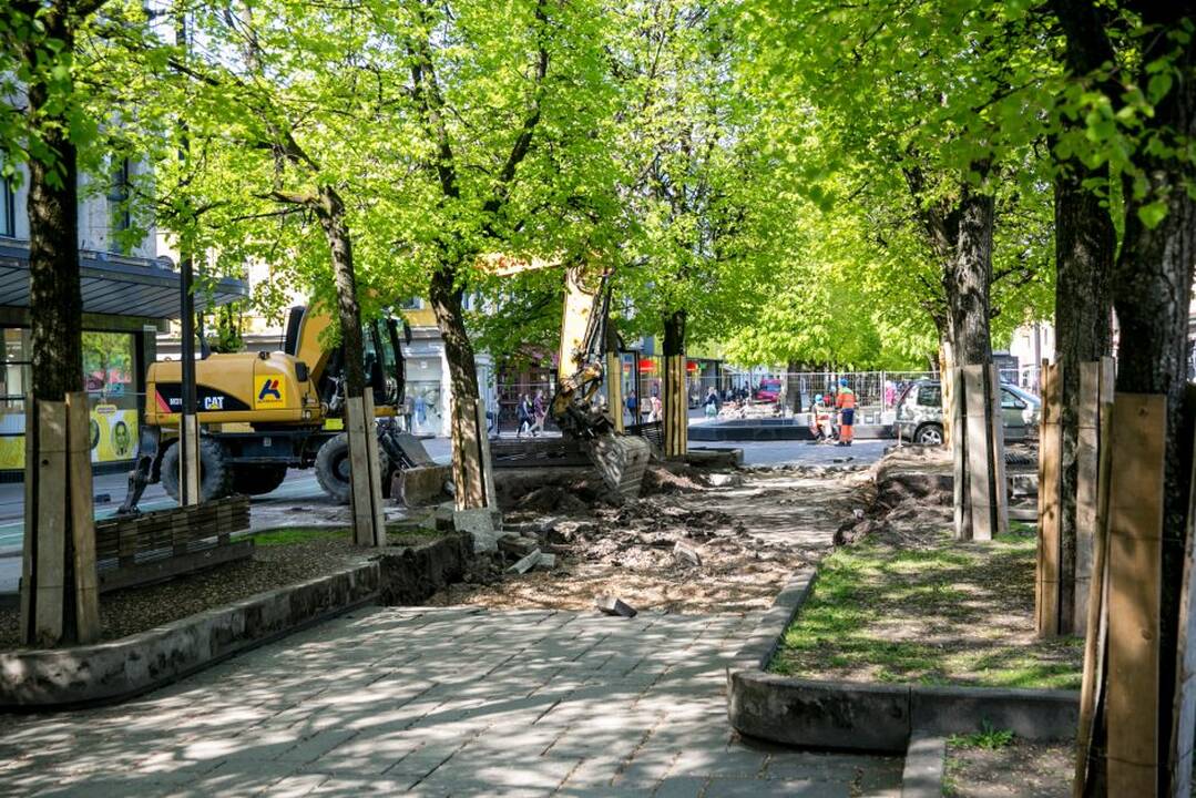 Rekonstrukcijai užtverta Laisvės alėja