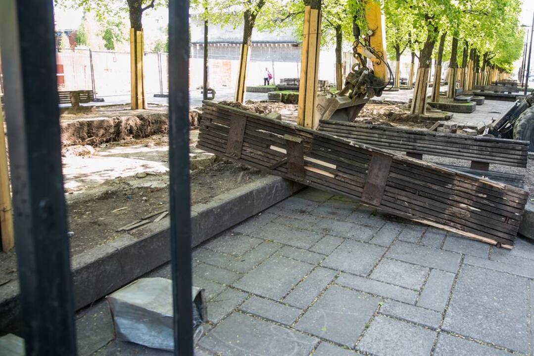 Rekonstrukcijai užtverta Laisvės alėja