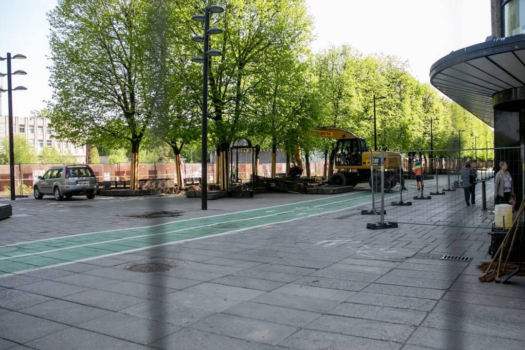Rekonstrukcijai užtverta Laisvės alėja