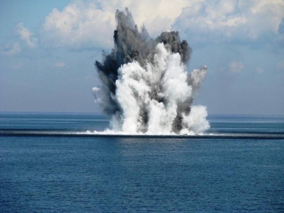 Narai-išminuotojai sunaikino karo laikų miną